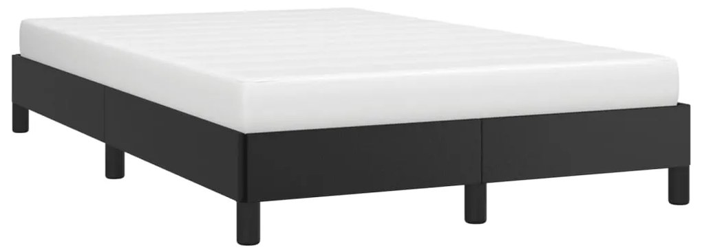 Estrutura de cama sem castanho colchão 120x190cm couro do falso