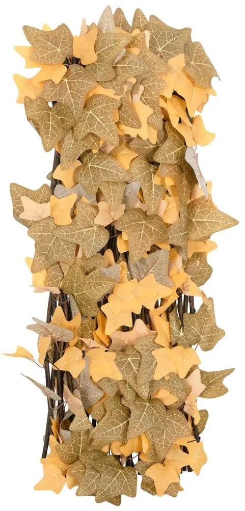 Treliça de ácer artificial extensível 5 pcs 180x60 cm laranja