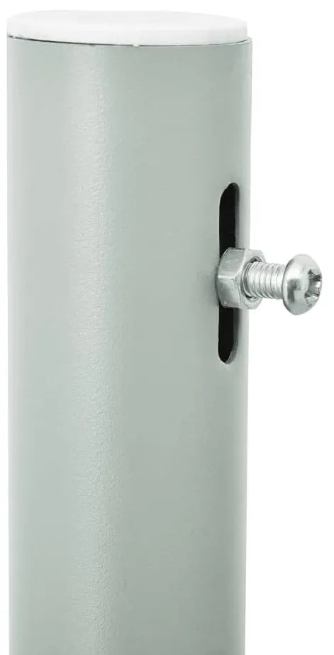 Toldo lateral retrátil para pátio 160x600 cm castanho