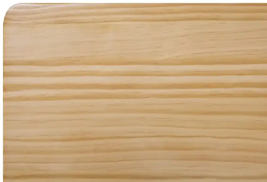 Cama de casal em madeira clara 160 x 200 cm ROYAN 