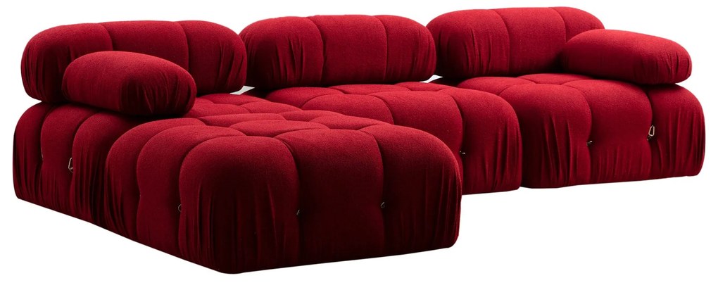 Sofá de Canto Bubble – Vermelho – 288 cm x 190 cm