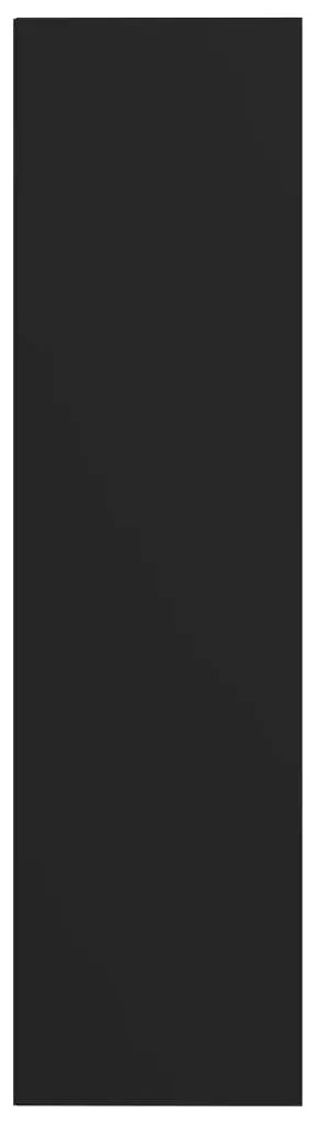 Estante/móvel de TV 36x30x143 cm derivados de madeira preto