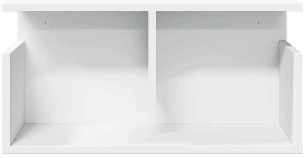 Armário de parede 60x20x30 cm derivados de madeira branco