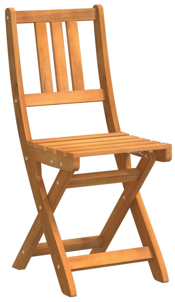 Conjunto de Bistro de Jardim de 4 Peças vidaXL de Madeira Maciça de Ac