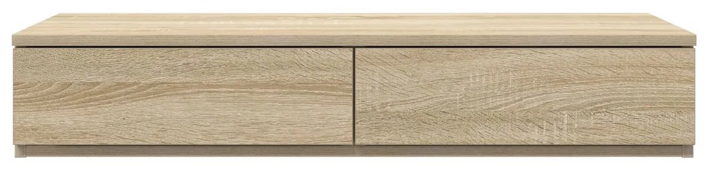 gavetas de cama vidaXL Carvalho Sonoma 80x36,5x16,5 cm Madeira Engenha