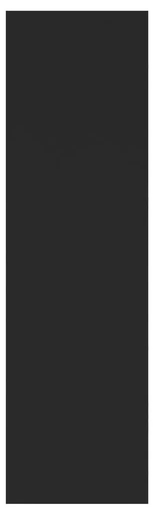 Estante de parede 75x16x55 cm contraplacado preto