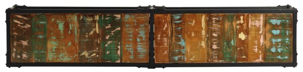 Móvel de TV 150x30x41 cm madeira recuperada maciça