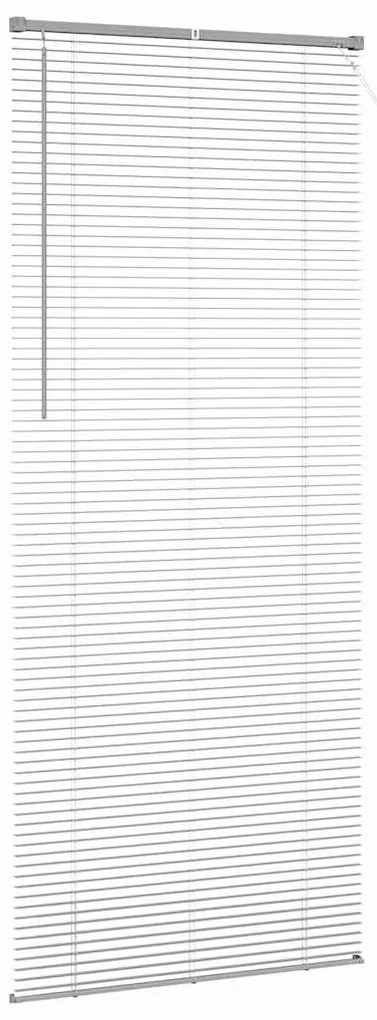 Persiana de Janela com cortinas Outros Manual Prata 80 x 130 cm Alumín