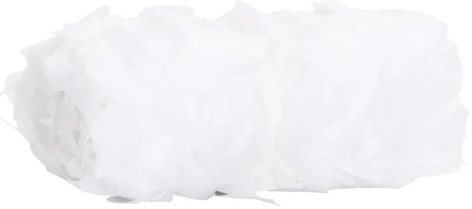 Rede de camuflagem com saco de arrumação 519x142 cm branco