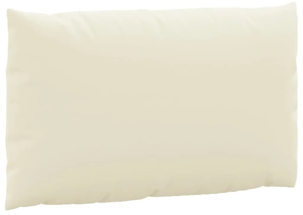 Almofadões p/ paletes 3 pcs tecido oxford branco nata