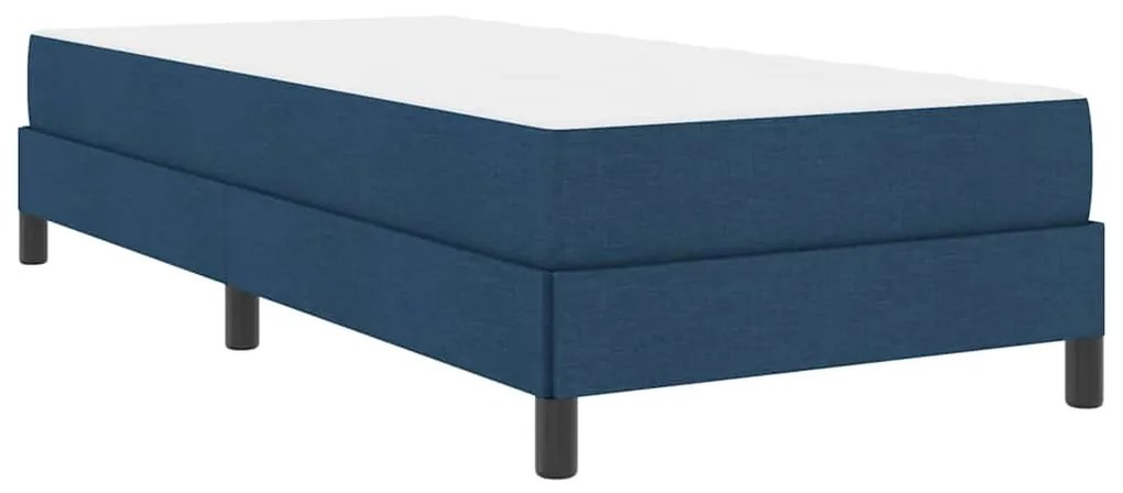 Cama Box Outros Azul 90 x 190 cm tecido