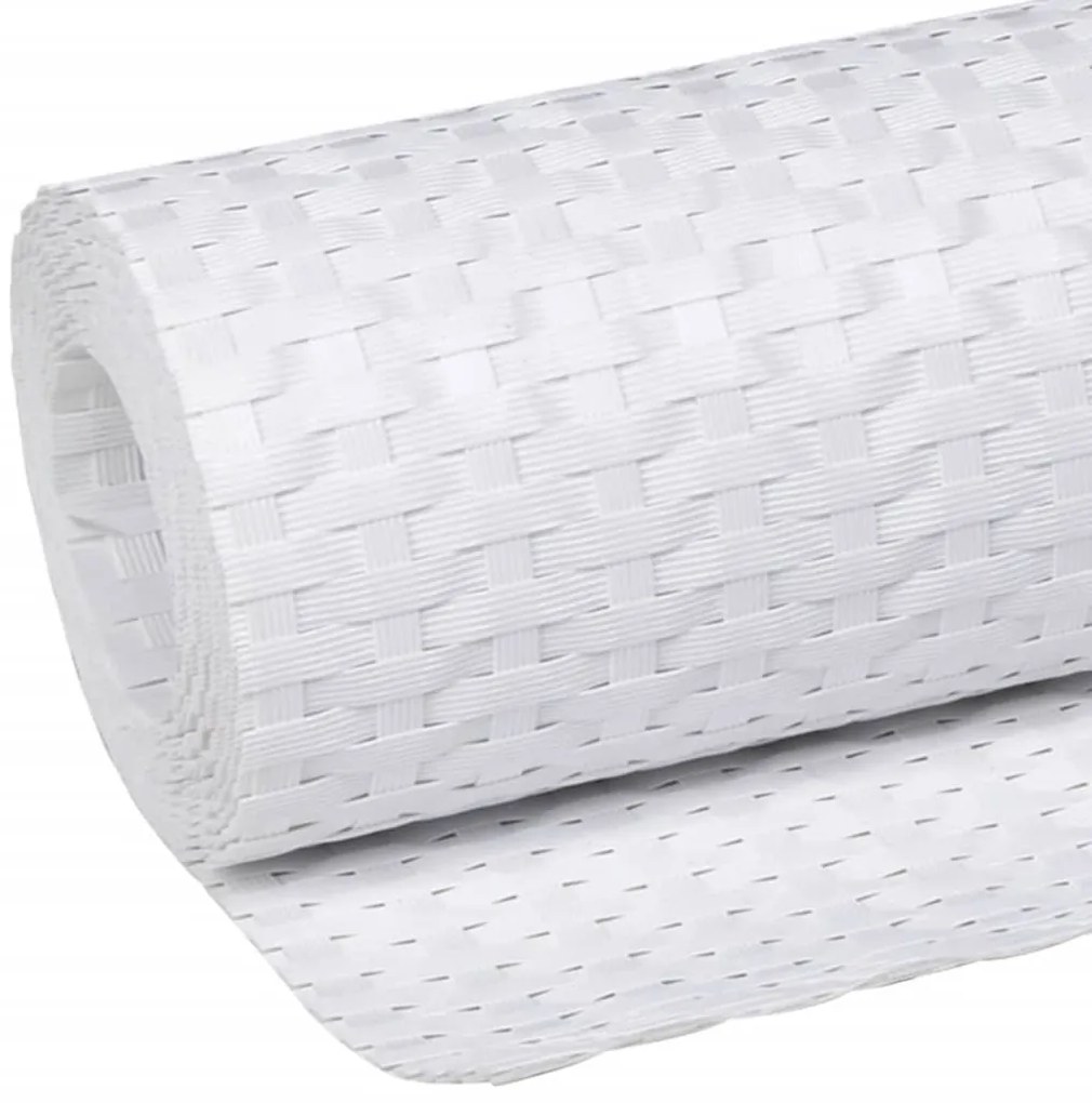 Tela de varanda 500x90 cm vime PE branco