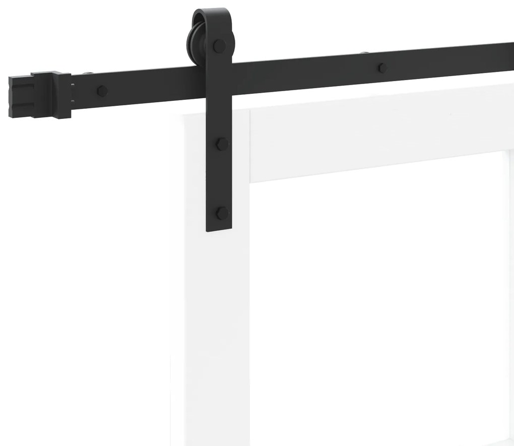 Porta Deslizante com Conjunto de Acessórios 'ORKDAL'Madeira Sólida Bra