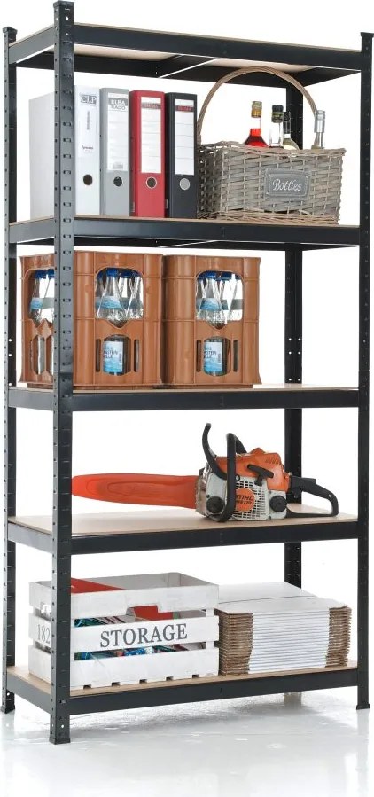 Estante para cargas pesadas 90 x 40 x 180 Preto