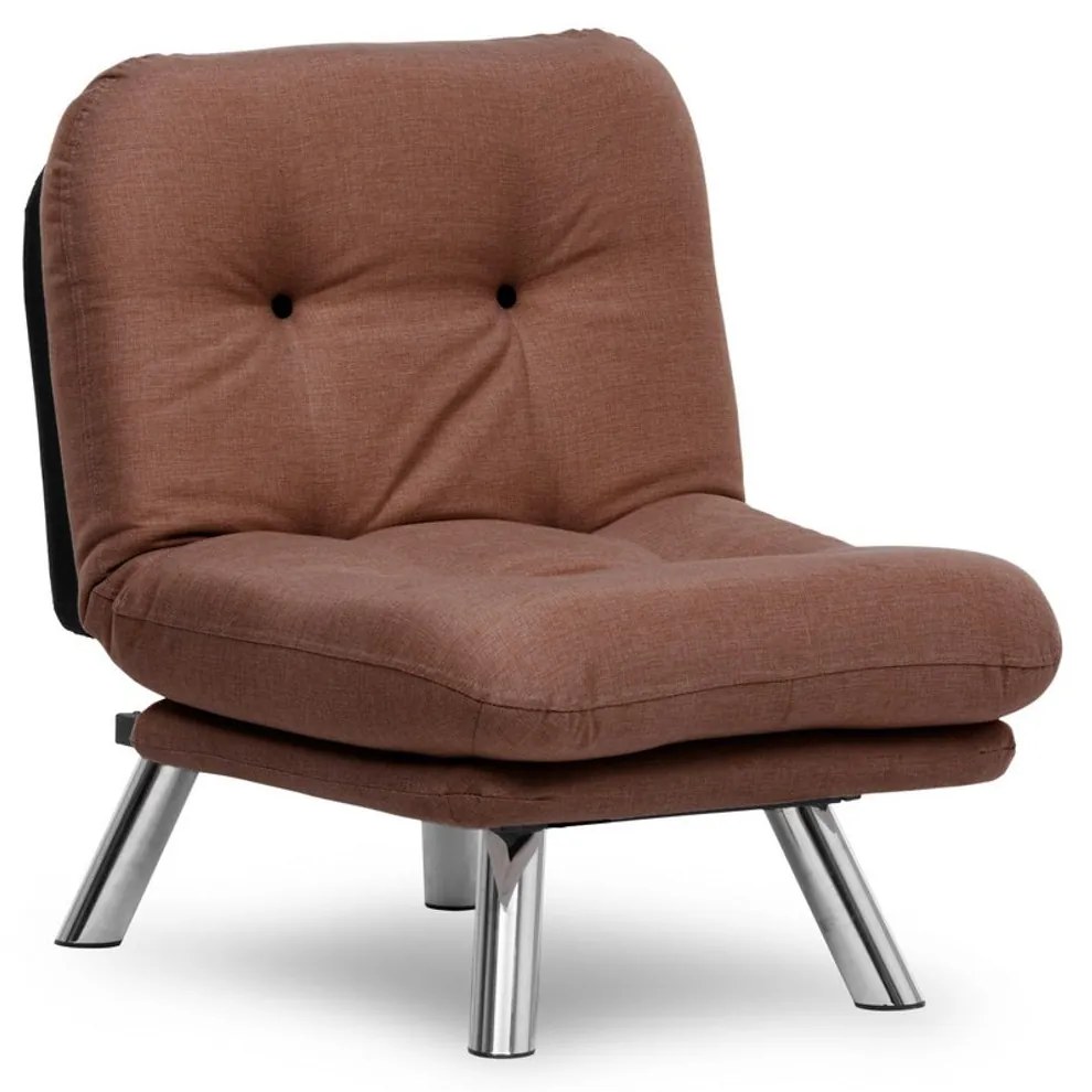 ****
Sofá-cama 1 lugar Misa – Castanho Claro – 110x70 cm
**