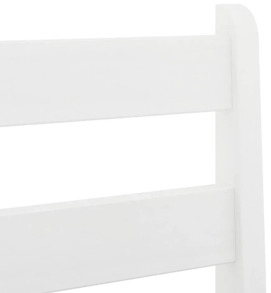 Cadeiras de bar 2 pcs madeira de pinho maciça branco