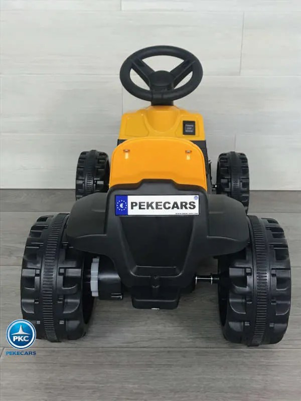 Trator infantil eletrico Peketrac 4000 6V Amarelo