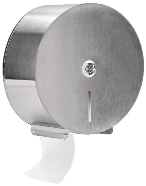 Dispensador Q-Connect de Papel Higienico Jumbo Aco Inoxidavel 115x254x265 mm