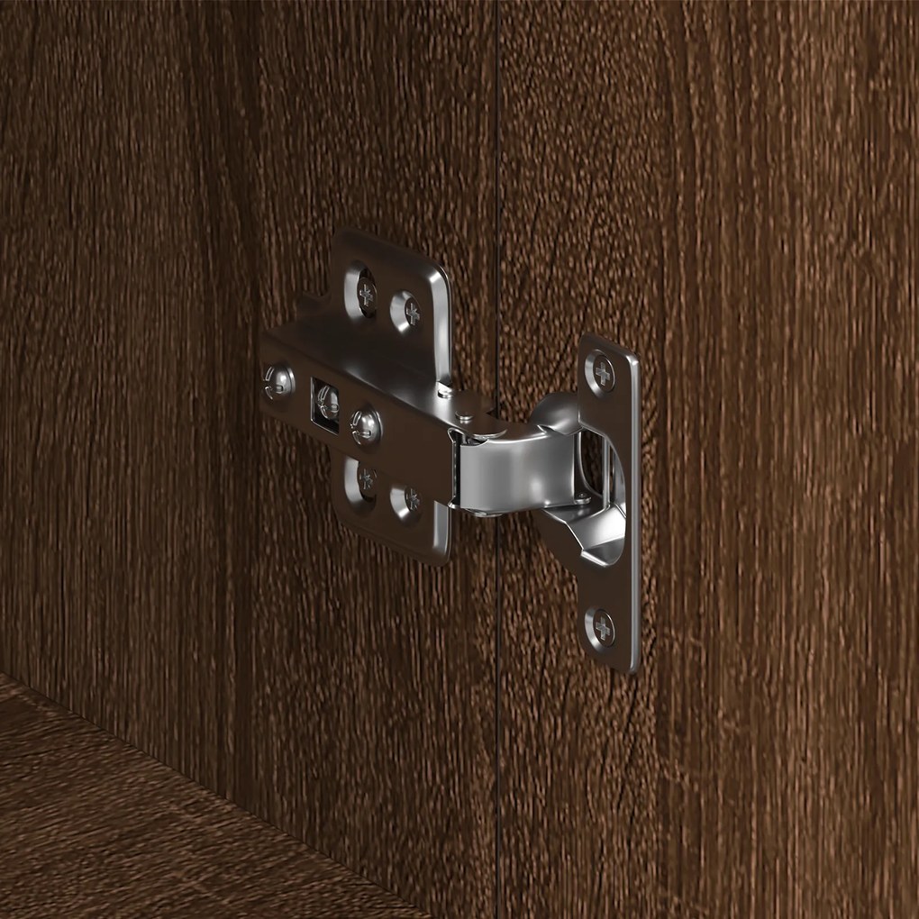 Aparador vidaXL Carvalho castanho Madeira de engenharia 120 x 36 x 69