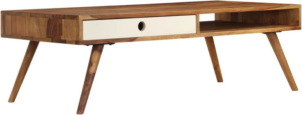 Mesa de centro 110x50x35 cm madeira de sheesham maciça