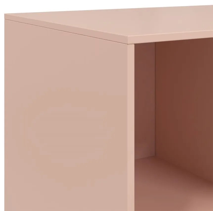 Aparador 99x39x73 cm aço rosa