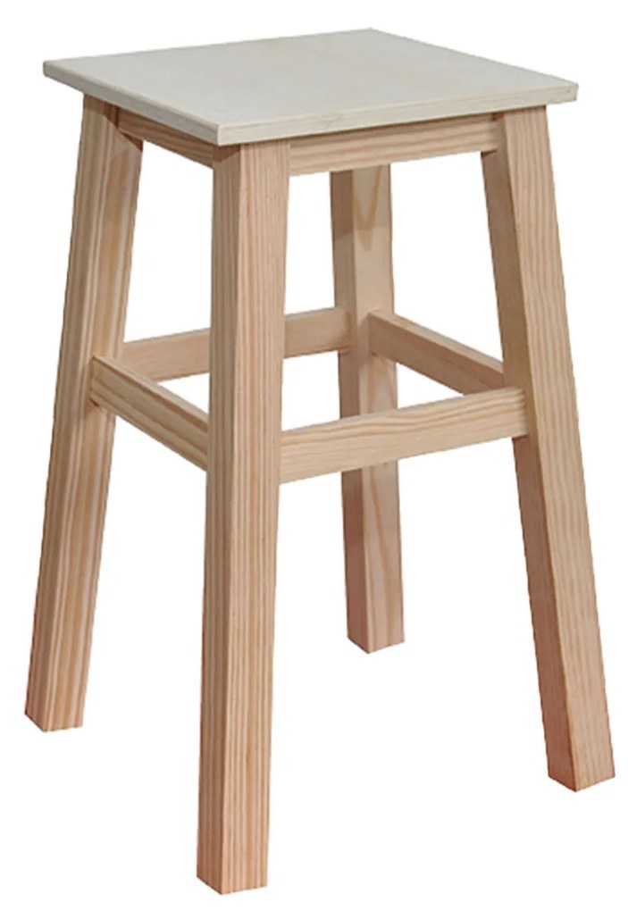 Banco Madeira Quadrado