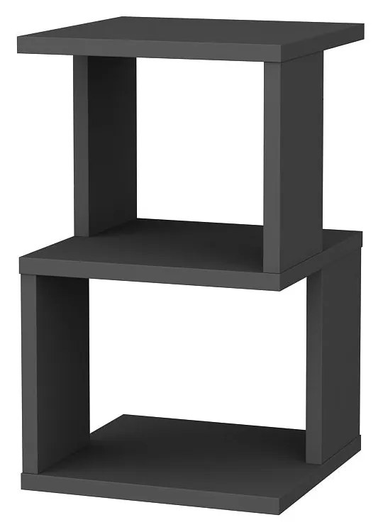 Mesinha de Cabeceira Carter – Antracite – 29,6 x 29,6 x 49,4 cm
