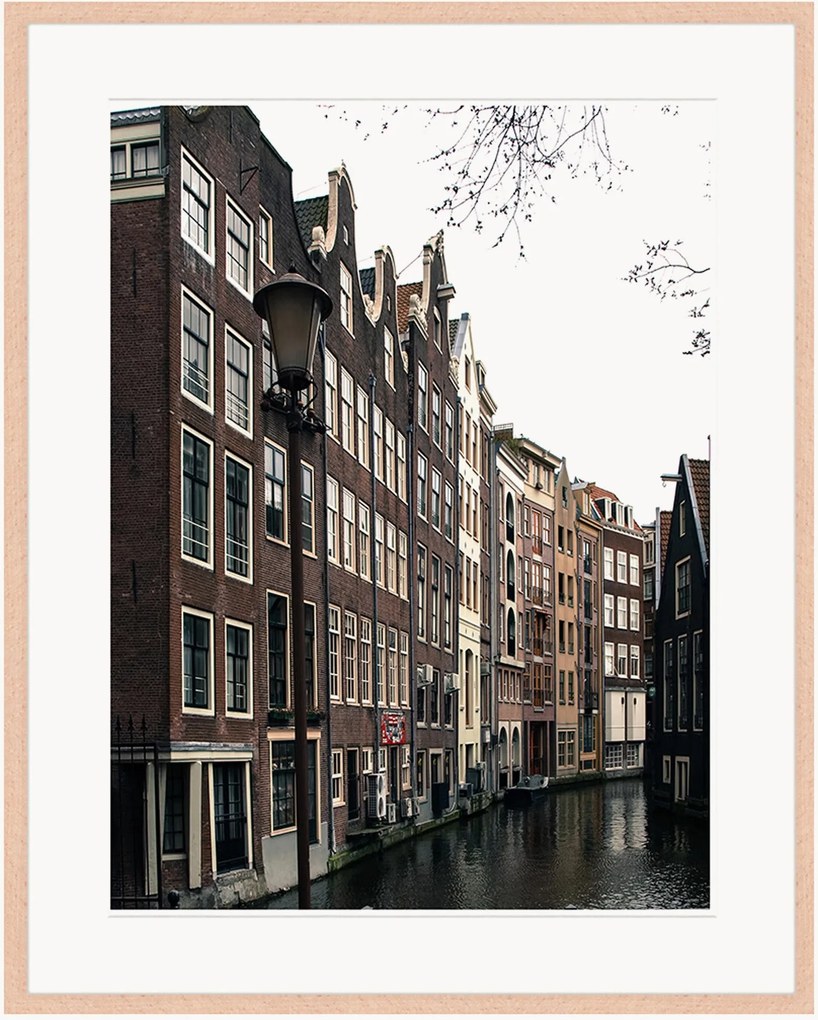 Impressão digital emoldurada Amsterdam City Center