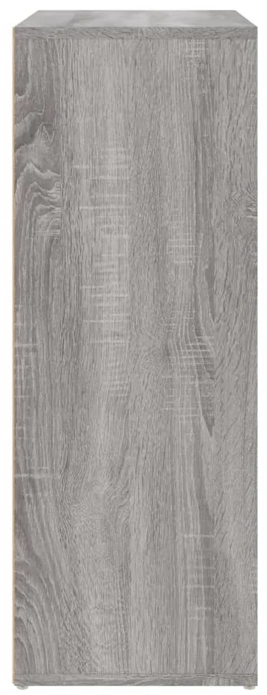 Aparadores 2 pcs 60x31x84 cm derivados madeira cinzento sonoma