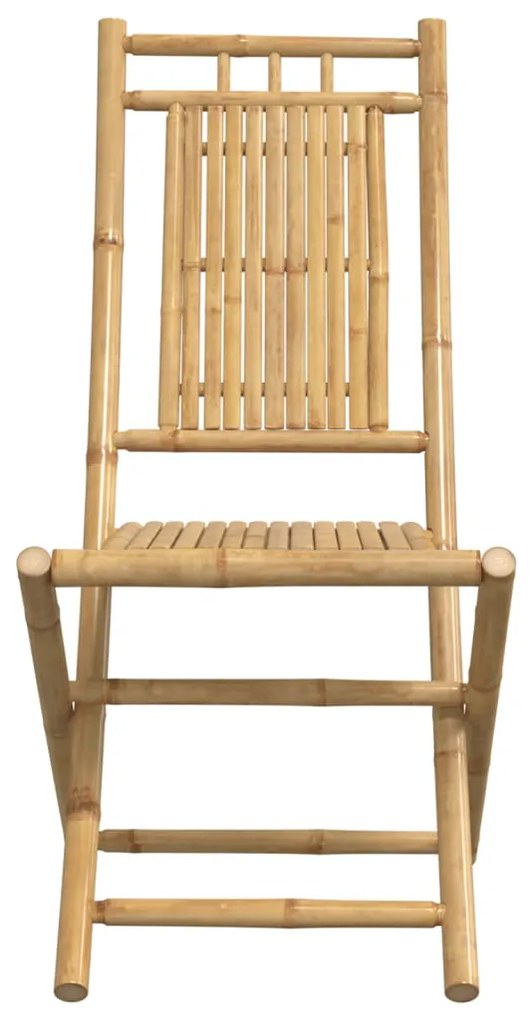5 pcs conjunto de jantar para jardim bambu