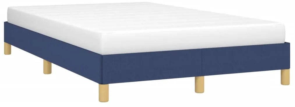 Estrutura de cama sem colchão 120x200 cm tecido azul