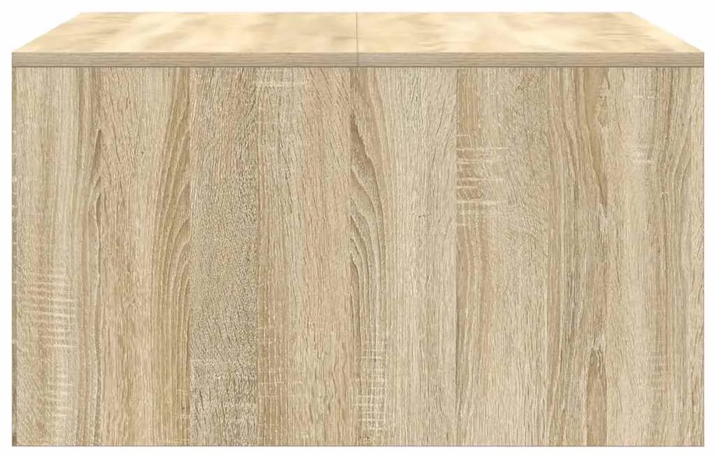 Mesa de centro com gavetas 70,5x70x40 cm carvalho sonoma