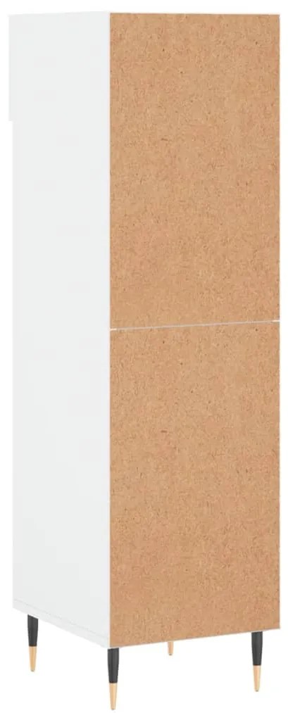 Sapateira 30x35x105 cm derivados de madeira branco brilhante