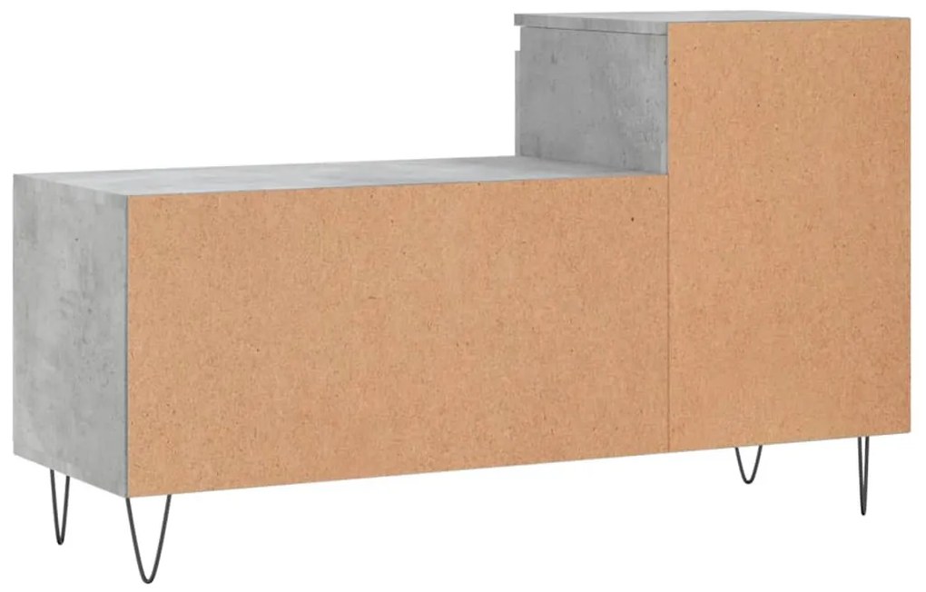 Sapateira 102x36x60 cm derivados de madeira cinzento cimento
