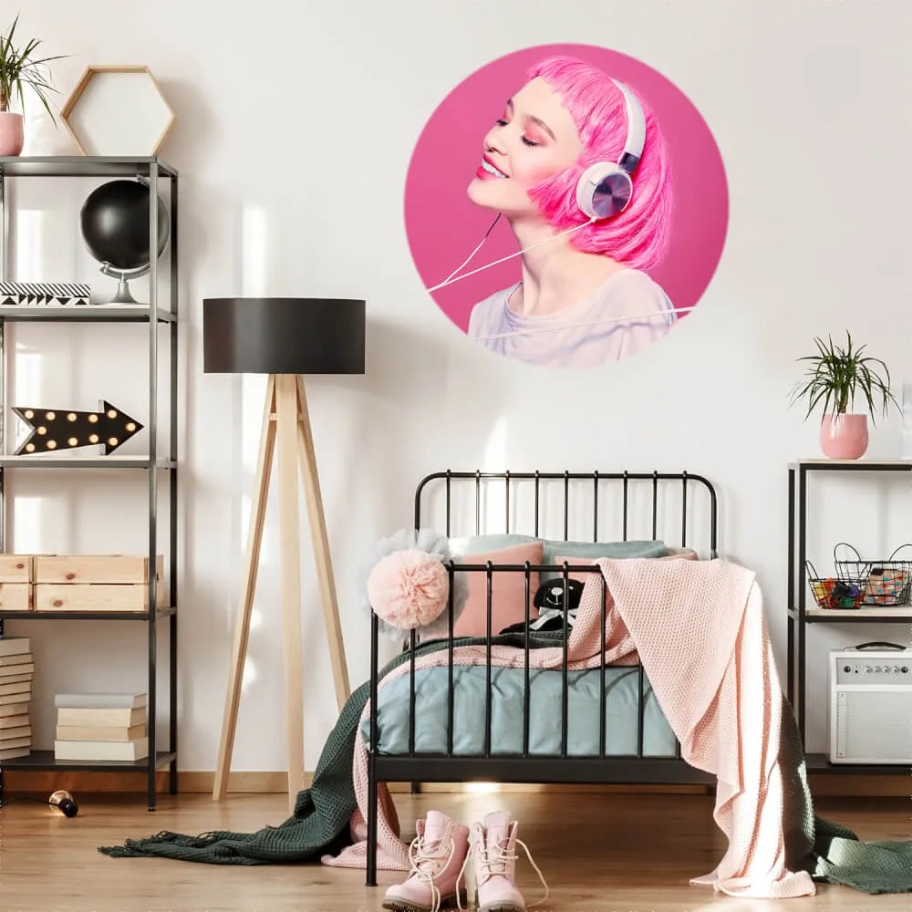Autocolantes de parede para menina com a sua imagem