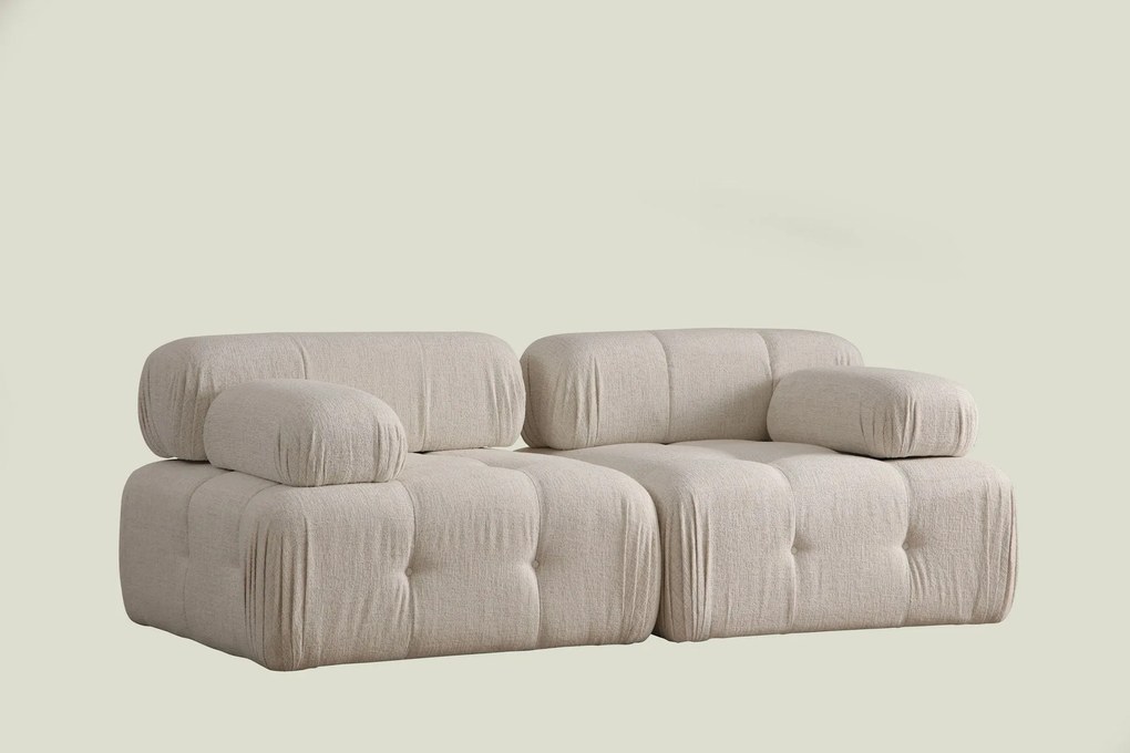 Sofá de 2 Lugares Doblo – Creme – 200 cm x 100 cm x 80 cm