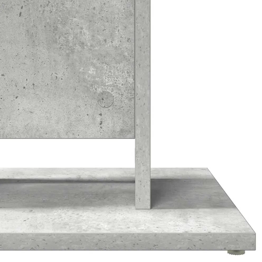 Mesa bistrô 60x60x75 cm derivados de madeira cinzento cimento