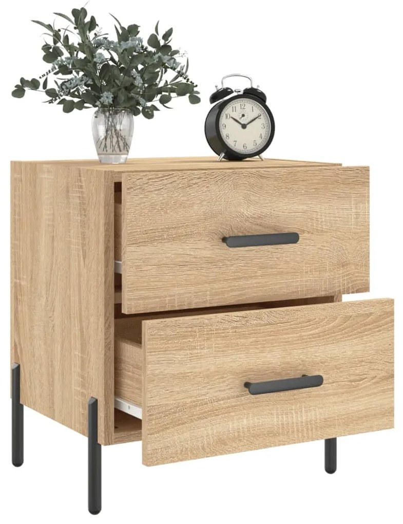 Mesa cabeceira 40x35x47,5 cm derivados madeira carvalho sonoma