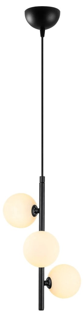 Chandelier Domino – Preto e Branco – 36 x 36 x 46 cm