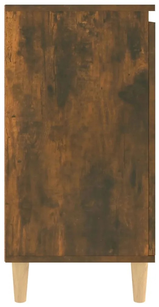 Aparador 60x35x70 cm madeira processada cor carvalho fumado