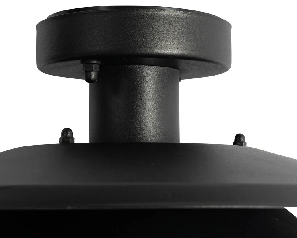 Candeeiro de teto exterior design preto IP44 - Morty Design