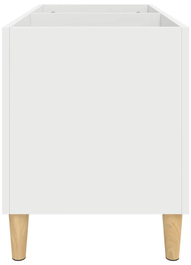 Armário para discos 74,5x38x48 cm derivados de madeira branco