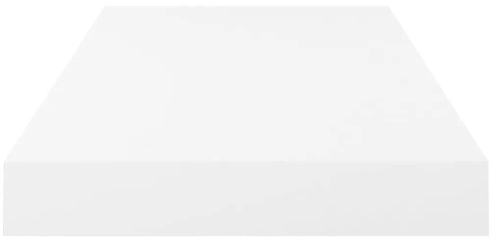 Prateleiras de parede suspensas 2 pcs 50x23x3,8cm MDF branco