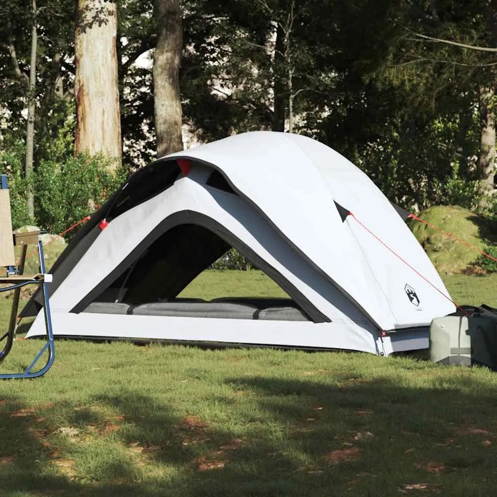 Tenda de campismo p/ 1 pessoa tecido opaco impermeável branco