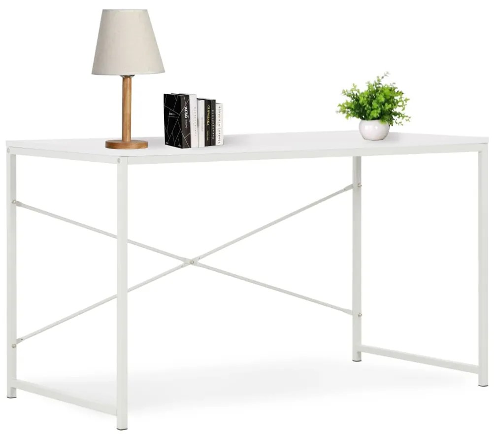 vidaXL Secretária de computador 120x60x70 cm branco