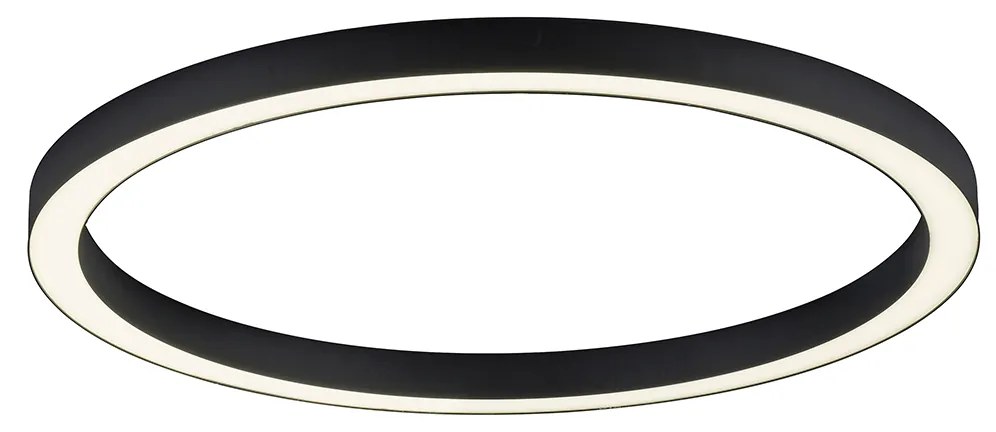Candeeiro de teto Cinza Escuro com LED e controlo remoto - Mick Design