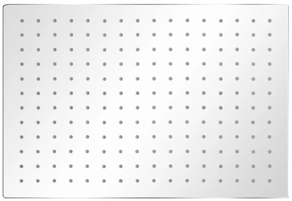 Cabeça de chuveiro 2 pcs aço inoxidável 30x40 cm