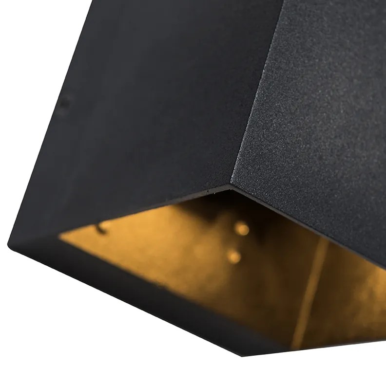 Conjunto moderno de 4 candeeiros de parede preto - Transfer Moderno,Industrial,Design