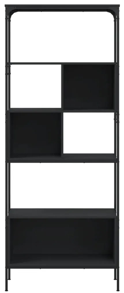 Estante c/ 5 prateleiras 76x33x188,5 cm derivados madeira preto