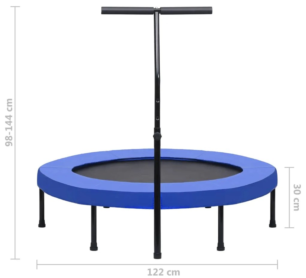 Trampolim com pega e almofada de segurança 122 cm